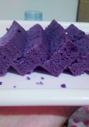 Foto resep Cake kukus ubi ungu