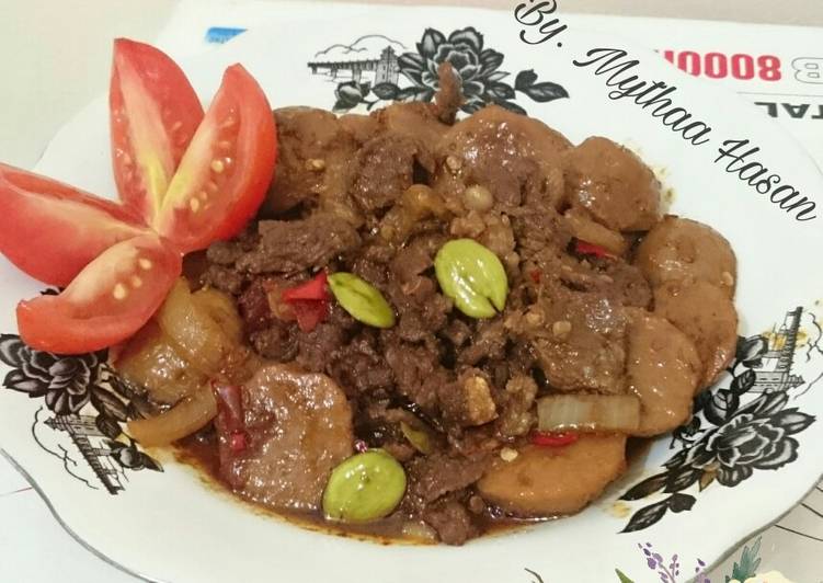 Oseng Mercon Daging Sapi & Bakso