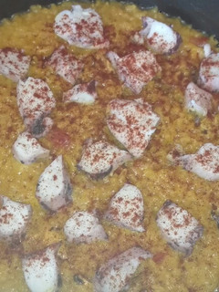 Una foto de Arroz con pulpo