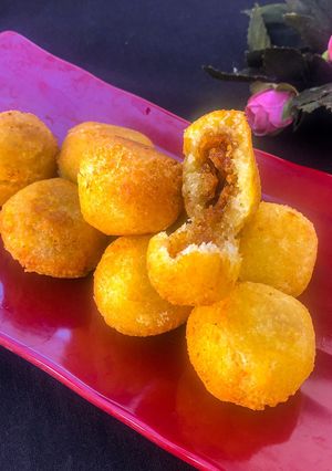 Foto resep Jemblem / Bola singkong isi gula merah