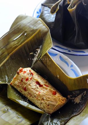 Foto resep Pepes Tahu Jamur Pedas