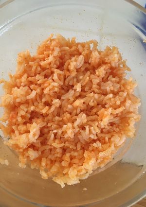 Una foto de Arroz rojo