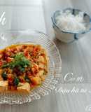 Đậu hũ tứ xuyên - ăn dặm