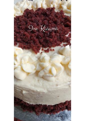 Foto resep Red Velvet Cake with Cream Cheese Frosting
