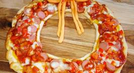Hình ảnh món Bánh pizza tạo hình vòng nguyệt quế