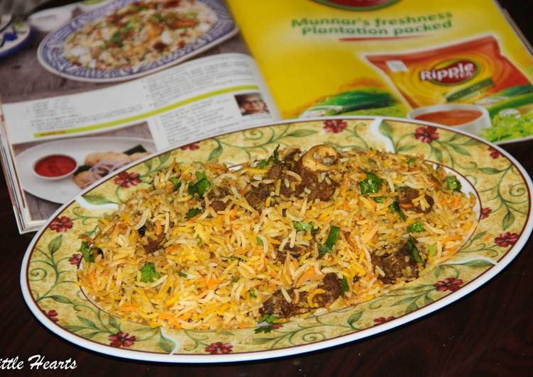 Recipe of Super Quick Homemade Hyderabadi Mutton Dum Biryani