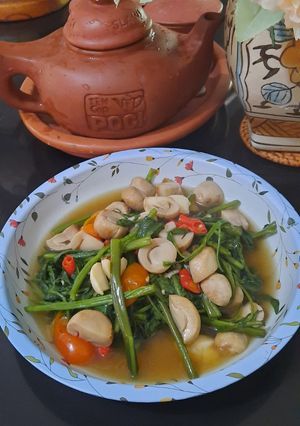 Foto resep Cah Kangkung Jamur