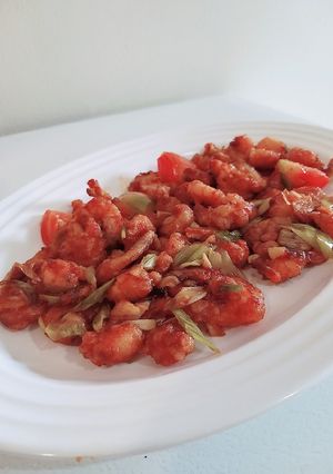 Foto resep Udang Goreng Saos Mentega