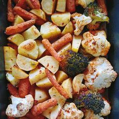 A picture of Baked Cauliflower Broccoli.