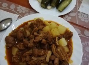 Körmös csülkös pacal bográcsban recept fotója