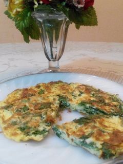 Foto resep Omelette Bayam