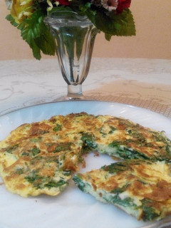 Foto resep Omelette Bayam