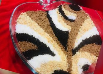 Easy Recipe Whosaynas Mocha Carpet Custard Pudding Home Style