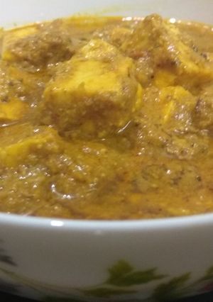 A picture of Karahi Paneer.