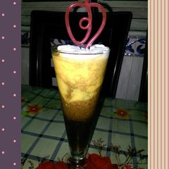 A picture of Saturday night special night and day mocktail.