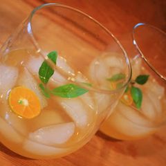 A picture of Thai Basil & Calamansi Vodka Gimlet.