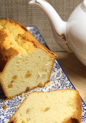 Une photo de Cake au citron confit
