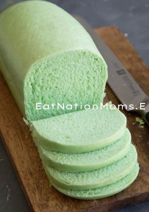 Foto resep Roti Tawar Pandan Kukus (no mixer)