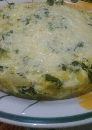 Foto resep Spinach Quiche No Bake (Bayam Quiche)