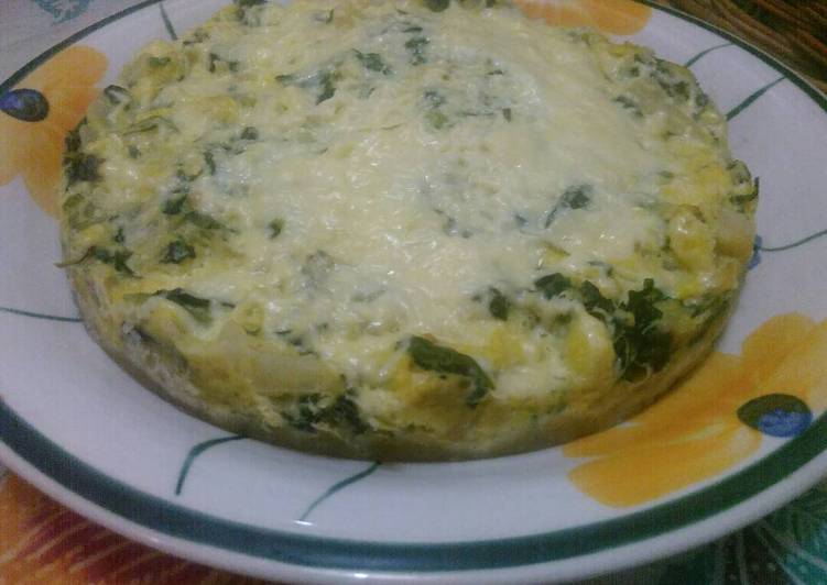 Cara Gampang Membuat Spinach Quiche No Bake (Bayam Quiche) Anti Gagal