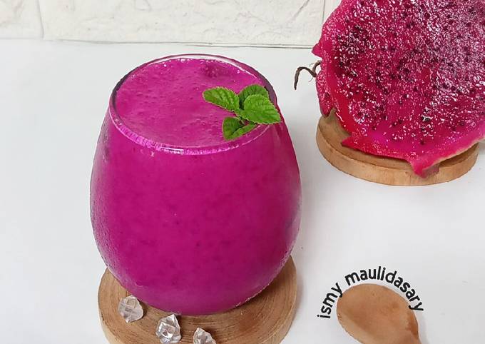 Resep Jus Buah Naga Oleh Ismy Maulidasary Cookpad