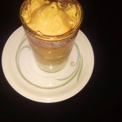 A picture of Dalgona coffee.
