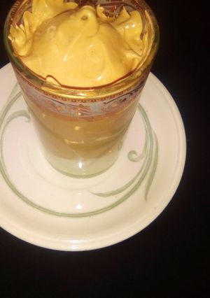 A picture of Dalgona coffee.