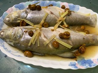 樹子蒸午仔魚（電鍋蒸魚）