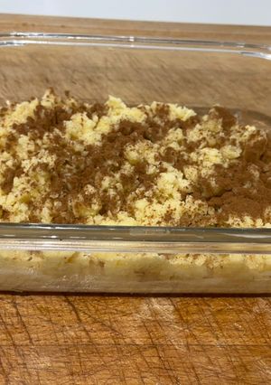 Une photo de Crumble à la banane