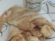 Una foto de crepes dulces faciles