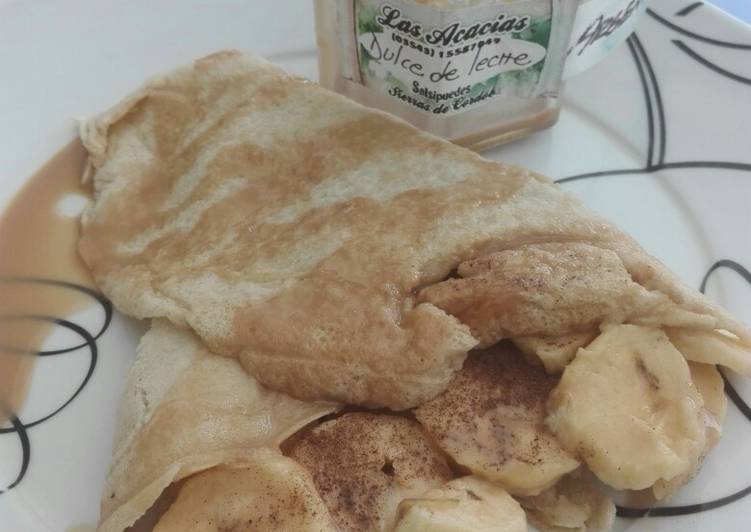 Crepas con dulce de leche Argentino