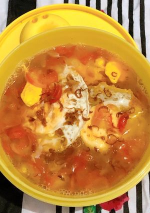 Foto resep Telur Matasapi berkuah