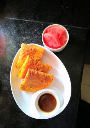 A picture of Masala Chilla.