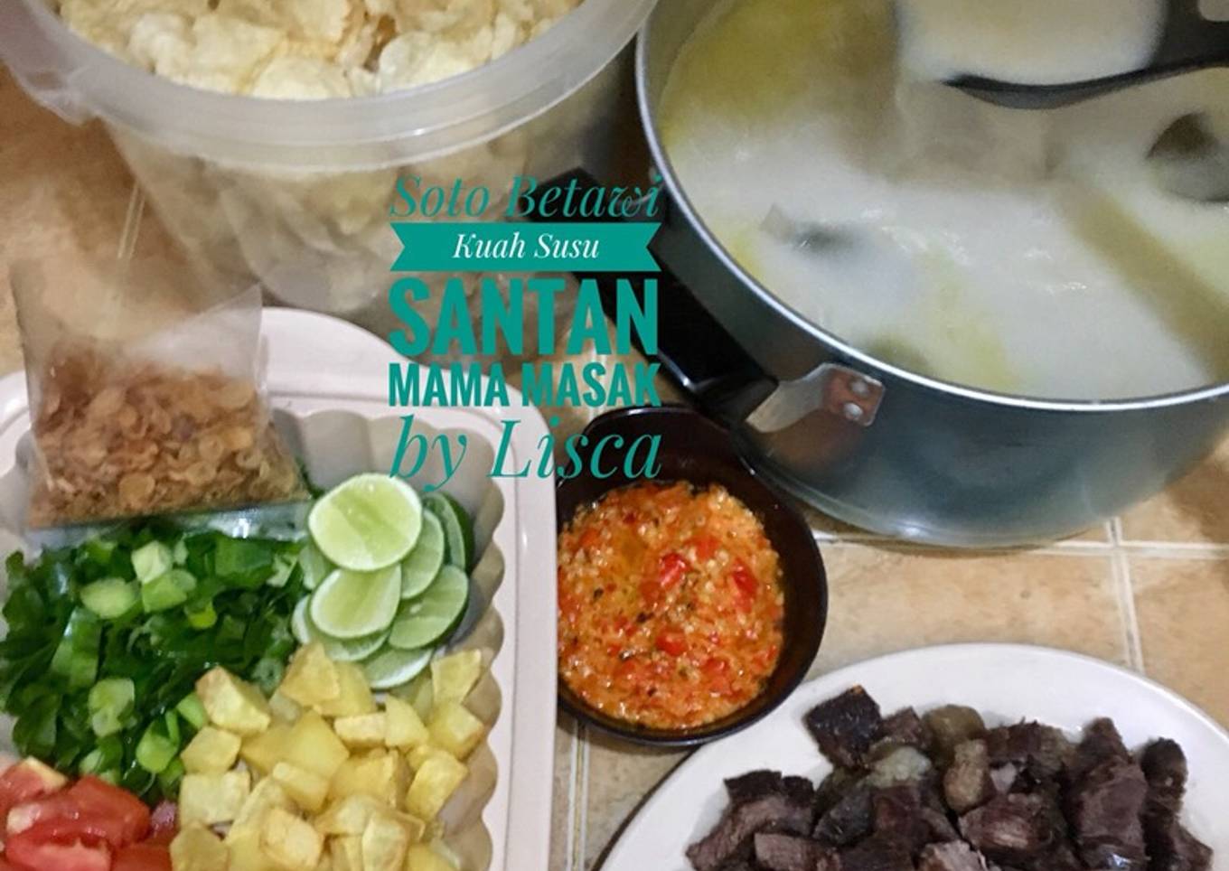 Soto betawi kuah susu santan