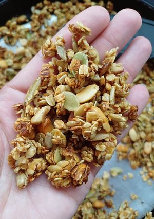 Una foto de Granola casera express