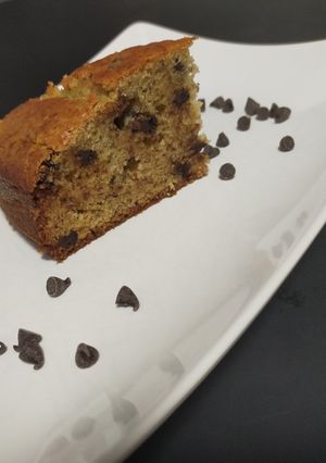 Foto di Banana bread con gocce di cioccolato 🍫🍌
