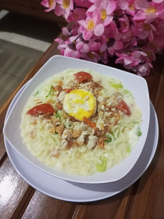 Foto resep Mie Kuah Susu Ayam