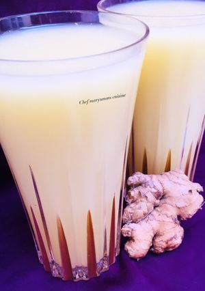 A picture of Ginger juice by chef maryumms cuisine🌸.