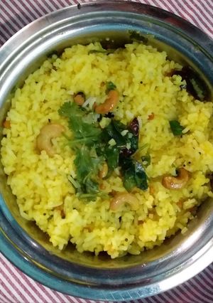 லெமன் சாதம் /Lemon Rice (Lemon Rice Recipe in Tamil) செய்முறை முக்கிய புகைப்படம்
