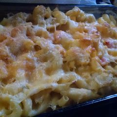 A picture of Lobster and Crab Macaroni and Cheese.