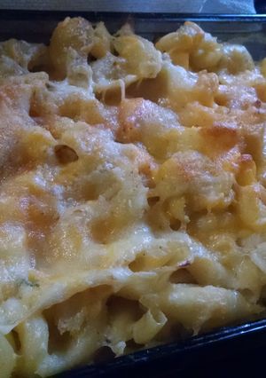A picture of Lobster and Crab Macaroni and Cheese.
