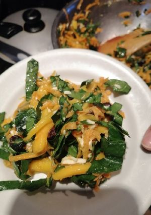 Una foto de Ensalada de mango