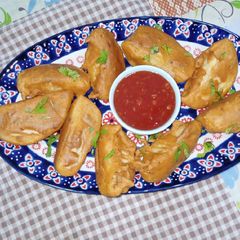 Potato Wedges Fritters A picture of Potato Wedges Fritters.