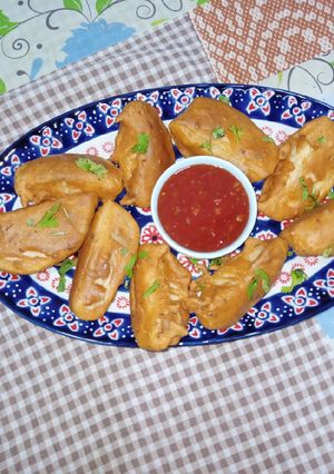A picture of Potato Wedges Fritters.
