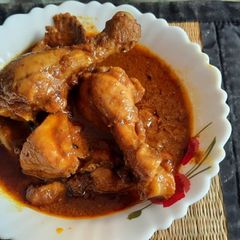 A picture of Bihari style chicken.
