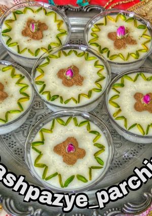 عکسی از دستور فرنی نارگیلی 🌸