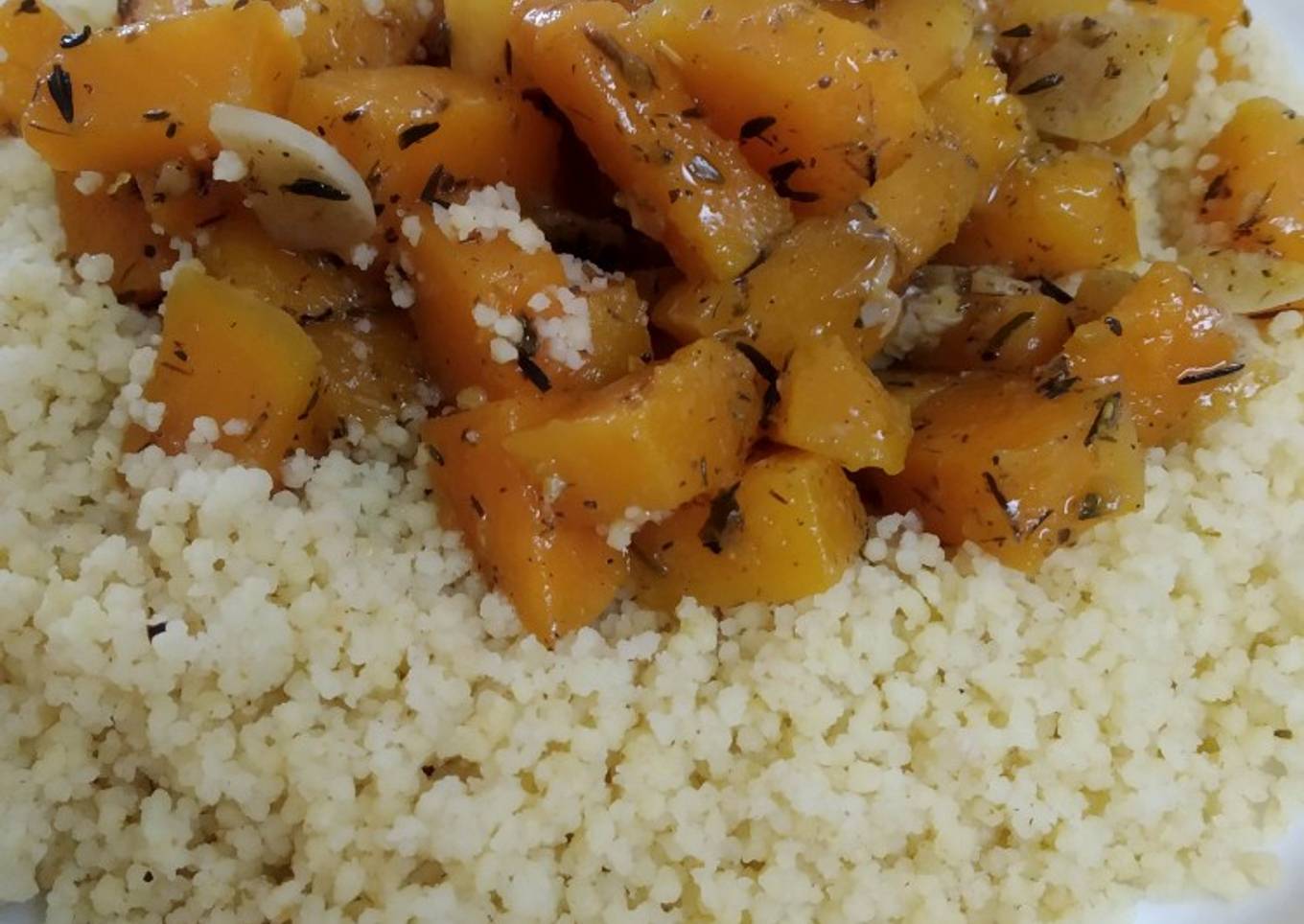 Cous cous con calabaza