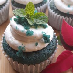 A picture of Blue birdy | eggless blue velvet.