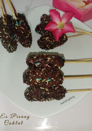 Foto resep Es pisang coklat