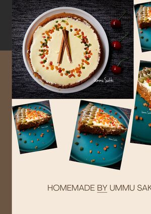 Foto resep Cinamon Carrots Cake (Diabetic Cake)